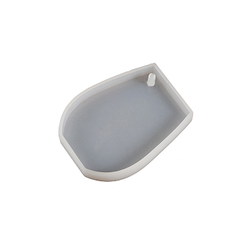 DIY Silicone Pendant Molds, Resin Casting Molds, for UV Resin, Epoxy Resin Jewelry Making, Cup Pattern, 62x49x9mm, Hole: 3mm