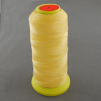 Nylon Sewing Thread, Champagne Yellow, 0.6mm, about 500m/roll