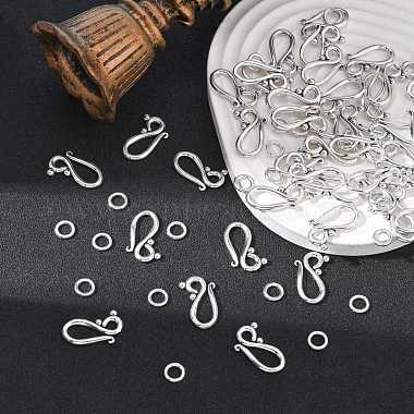 Tibetan Style Alloy Hook and Eye Clasps(LF1277Y-NF)-4
