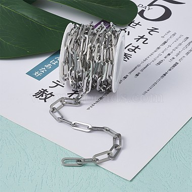 304 Stainless Steel Paperclip Chains(CHS-YS0001-01P)-7