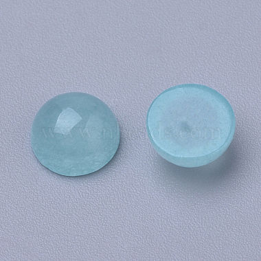 Natürliche weiße Jade Cabochons(X-G-R416-6mm-07)-2