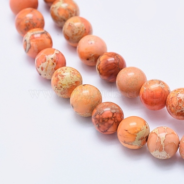Natural Imperial Jasper Beads Strands(X-G-A175B-8mm-07)-3