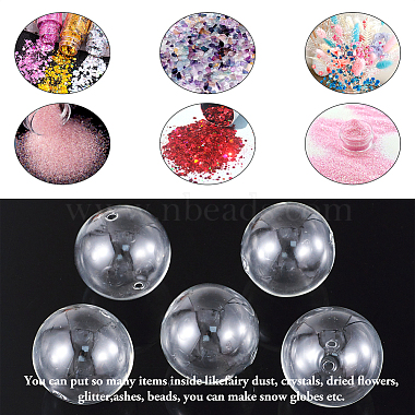 Handmade Two Holes Blown Glass Globe Beads(BLOW-TA0001-02B)-7