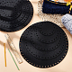 Elite 10 Sets 5 Style Flat Round Felt Fabric(DIY-PH0009-24A)-5