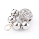 Brass Micro Pave Clear Cubic Zirconia Charms(PALLOY-JF00638-02)-3