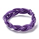 bracelets extensibles tressés avec cordon en plastique(BJEW-R313-01B)-1