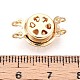 Rack Plating Flower Brass Box Clasps(X-KK-QA183-99G)-3