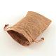 ポリエステル模造黄麻布包装袋巾着袋(ABAG-R004-14x10cm-03)-5