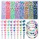 Rainbow ABS Plastic Imitation Pearl Beads(OACR-YW0001-79)-1
