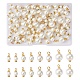 80Pcs 4 Style Eco-Friendly Dyed Glass Pearl Pendants(GLAA-CD0001-11)-1