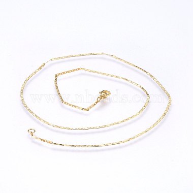 304 Stainless Steel Mariner Link Chain Necklaces(MAK-L015-28E)-2