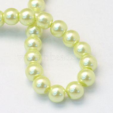 Chapelets de perles rondes en verre peint(HY-Q003-6mm-46)-4