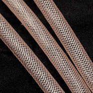 Plastic Net Thread Cord, Light Salmon, 4mm, 50Yards/Bundle(150 Feet/Bundle)(PNT-Q003-4mm-06)