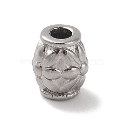 304 Stainless Steel Beads, Column, Stainless Steel Color, 8x6.5mm, Hole: 2.2mm(STAS-Z058-03P-12)