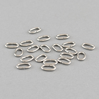 Stainless Steel Color Oval Stainless Steel Jump Ring
