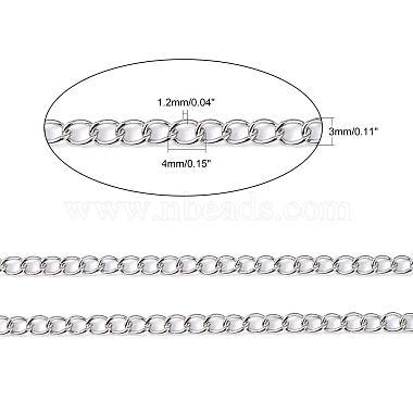 304 Stainless Steel Curb Chains(CHS-F003-17P-C)-2