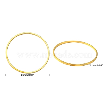 Brass Linking Rings(EC18725MM-G-NF)-2