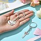 Valentine's Day Key & Heart Alloy Split Keychain(KEYC-YW00054)-5