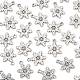 Tibetan Style Alloy Snowflake Pendants(EA115Y-N)-3