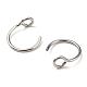 304 Stainless Steel Clip on Nose Ring Findings(X-STAS-P326-02P)-1