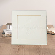 Paper Photo Frame Picture Frame, for DIY Hanging Photo Wall Mounting Frame, Square, 150x150mm(PW-WG16544-01)