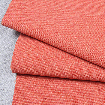 Cotton Flax Fabric, Sofa Cover, Garment Accessories, Coral, 29~30x19~20x0.07cm