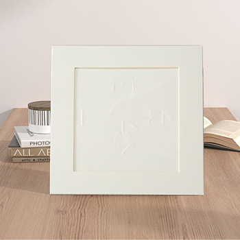 Paper Photo Frame Picture Frame, for DIY Hanging Photo Wall Mounting Frame, Square, 150x150mm