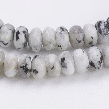 Natural Snowflake Obsidian Beads Strands(G-K255-13A)-3