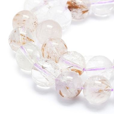 naturelles quartz rutile brins de perles(G-K245-A04-05)-3