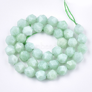 Natural Myanmar Jade/Burmese Jade Beads Strands(G-T108-27C)-2