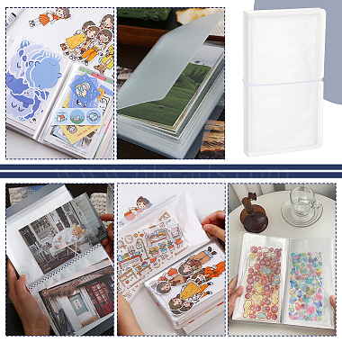 50 страницы прямоугольные альбомы для хранения пластиковых карт(AJEW-WH0348-29A)-5