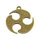 Pendentifs steampunk en alliage de style tibétain(TIBEP-Q041-051AB-NR)-1