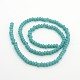 Opaque Solid Color Crystal Glass Rondelle Beads Strands(X-EGLA-F049A-03)-3