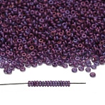 TOHO 11/0 Demi Round Beads, Japanese Seed Beads, (625F) Raspberry Matte Luster, 2.2x0.9mm, Hole: 0.8mm, about 78000pcs/pound(450g)(SEED-DR11-0625F)