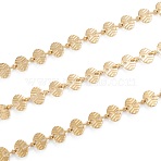 Handmade PVD Vacuum Plating 304 Stainless Steel Oval Link Chains, Long-Lasting Plated, Unwelded, with Spool, Golden, link: 7x6x0.6~2mm, 32.8 Feet(10m)/roll(CHS-M004-13G)