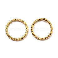 304 Stainless Steel Jump Rings, Open Jump Rings, Twisted, Round Ring, Real 18K Gold Plated, 10x1mm, 18 Gauge, Inner Diameter: 8mm(STAS-N092-167A-G)