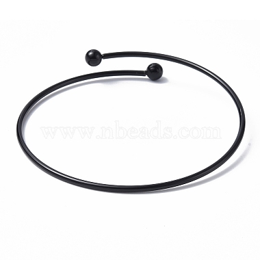 Adjustable 304 Stainless Steel Wire Cuff Bangle Making(MAK-F286-02EB)-3