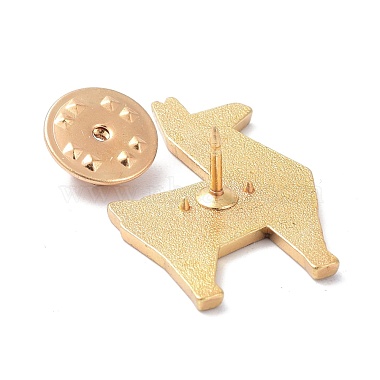 Origami Dog Enamel Pin(JEWB-K004-35)-3