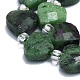 Natural Ruby in Zoisite Beads Strands(G-K245-P01-02)-3