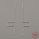 925 Sterling Silver Stud Earring Finding(STER-WH20002-01)-1