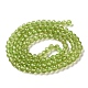 p&eacute;ridot naturelles brins de perles(G-P603-C-3mm-01)-3