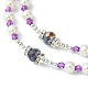 collier de perles de chapelet en perles de verre(NJEW-TA00082-03)-3