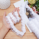 9.5~10M 2-Layer Pleated Satin Organza Ribbons(ORIB-GF0001-03B)-3