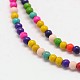 Dyed Synthetical Turquoise Round Bead Strand(G-P083-3mm-92I)-1