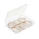 Electroplate Natural Capiz Shell Pendants(SHEL-CA0001-001)-8