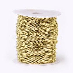 Iron Ball Chains, Soldered, with Spool, Electrophoresis, Yellow, 1.5mm, about 100yards/roll(91.44m/roll)(CH-F002A-01)