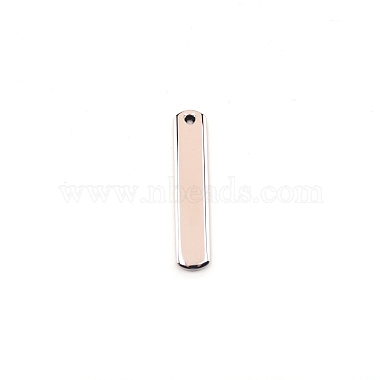 Stainless Steel Color Rectangle 304 Stainless Steel Pendants