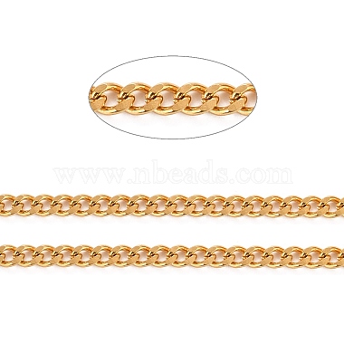 PVD Vacuum Plating 304 Stainless Steel Cuban Link Chains(CHS-K016-03A-G)-4