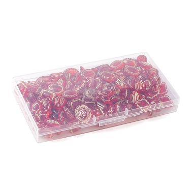110Pcs 6 Styles Transparent Acrylic Beads(OACR-FS0001-38)-2