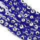 Handmade Evil Eye Lampwork Beads Strands(LAMP-Z021-01B)-3